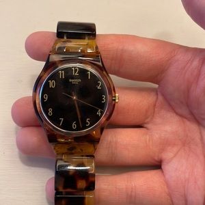 Tortoise Swatch Watch
